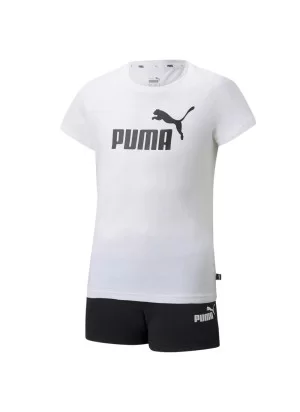 Puma Tuta Logo Bianco Nero 846936-02