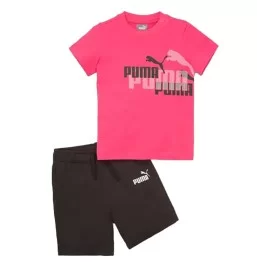 Puma Tuta Minicats Essentials Inf Fucsia Nero 673351-25