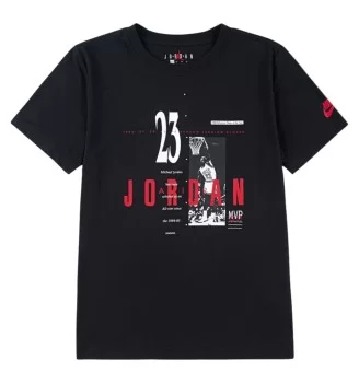 Jordan T-shirt Brand Gfx Crew Graphic Michael 23 Mvp Nero 95D625-023