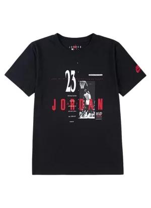 Jordan T-shirt Brand Gfx Crew Graphic Michael 23 Mvp Nero 95D625-023