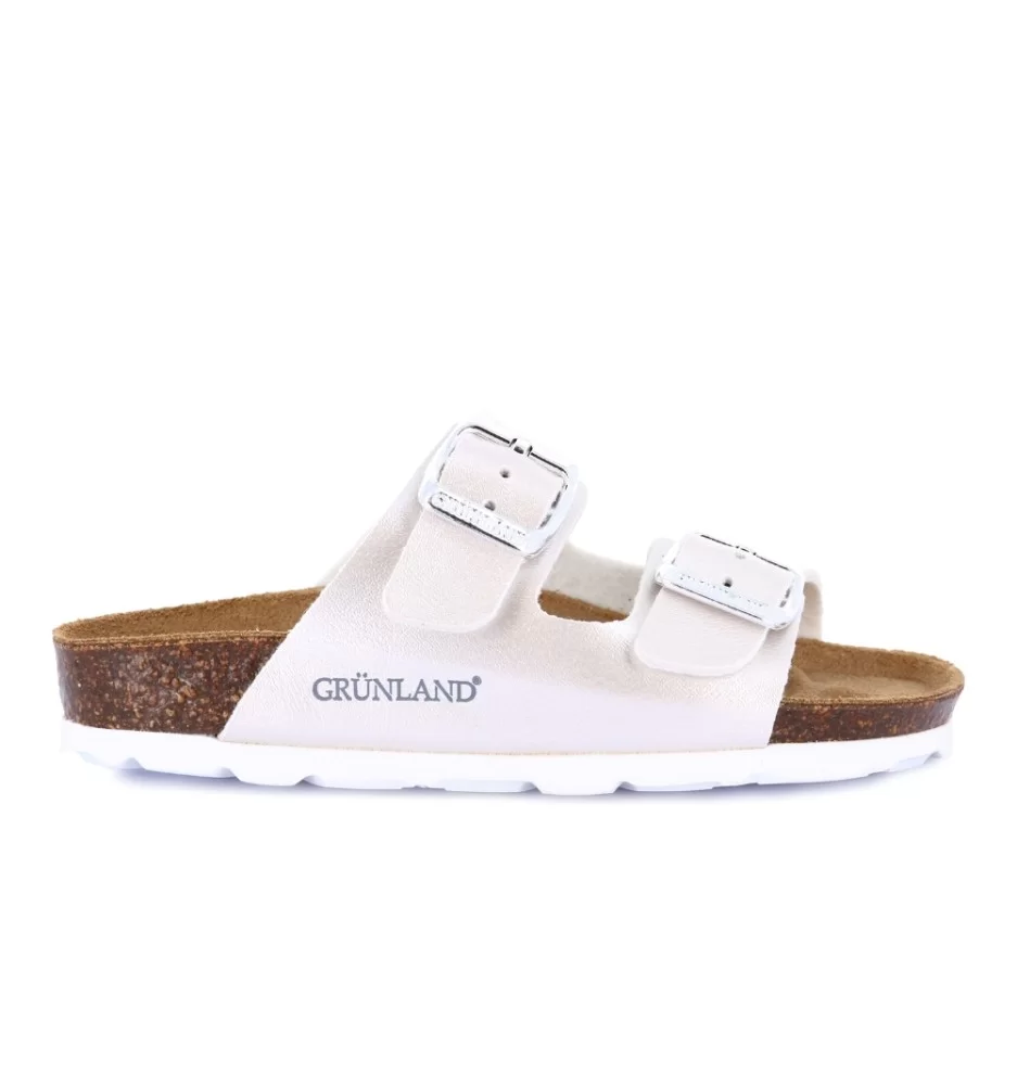 Grunland Ciabatta Luce 3100 Perlata Bianco 3100 40 LUCE PERLA