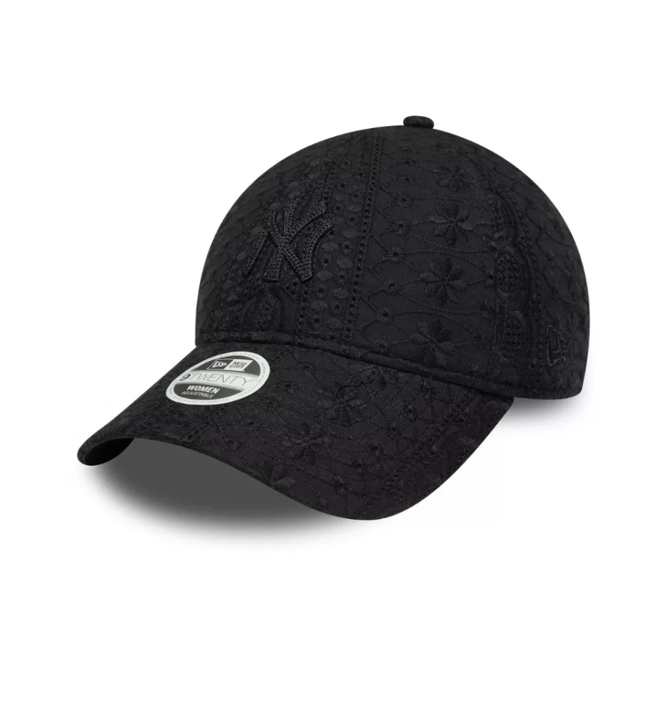 New Era Cappello 9Twenty Borderie New York Yankees W Nero 60667493
