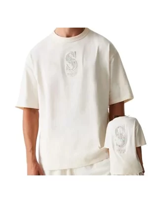 New Era T-shirt Oversized Unisex Seattle Mariners Off Bianco 60667833