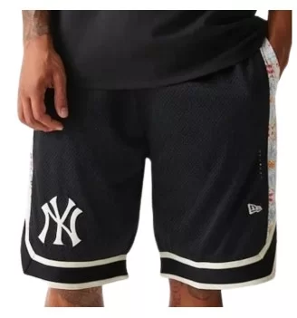 New Era Pantaloncini Mesh Infill Mlb New York Yankees Nero 60667831
