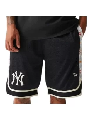 New Era Pantaloncini Mesh Infill Mlb New York Yankees Nero 60667831