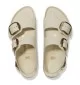 Birkenstock Sandalo Milano Big Buckle Ecru Bianco | Birkenstock | 