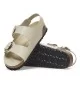 Birkenstock Sandalo Milano Big Buckle Ecru Bianco | Birkenstock | 
