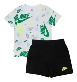 Nike Tuta Futura All Over Print Volt Stadium Verde Nero 86N043-F66
