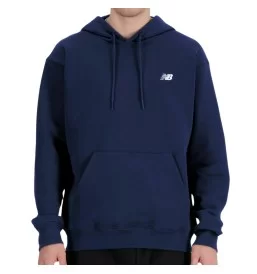 New Balance Felpa Small Logo French Essentials M Blu Navy MT41508NNY