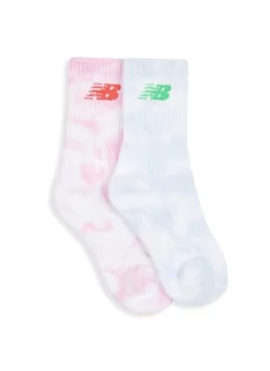 New Balance Calzini Tie Dye 2 Paia Kids Rosso E Verde LAKB0202 LIR