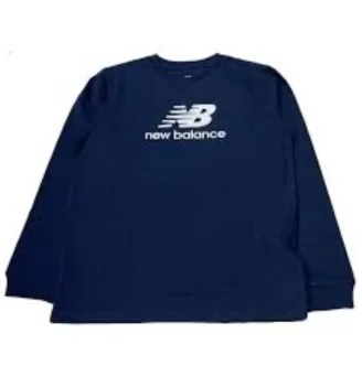 New Balance Felpa Big Logo Kids Blu Navy | New Balance | 
