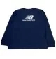 New Balance Felpa Big Logo Kids Blu Navy | New Balance | 