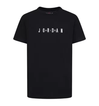 Jordan T-shirt Wordmark Air Emb Nero 95D634-023