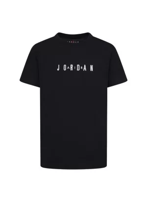 Jordan T-shirt Wordmark Air Emb Nero 95D634-023