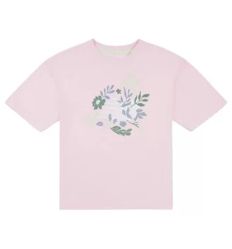 New Balance T-shirt Floral Graphic Rosa LAKG0121 LIR