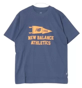 New Balance T-Shirt Varsity Pennant Dream State Blu Viola MT51924DRE
