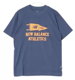 New Balance T-Shirt Varsity Pennant Dream State Blu Viola MT51924DRE