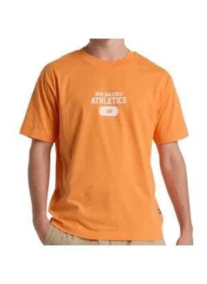 New Balance T-shirt Heritage Graphic Sizzle Arancione MT51527SIZ