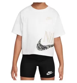 Nike Tuta Wild Flower Boxy Bianco Nero 36M927-023