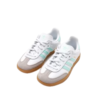 Adidas Scarpe Samba OG EL I Kids Bianco E Celeste Chiaro | Adidas | 