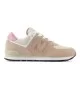 New Balance Scarpe 574 Flat Taupe Jr Rosa GC574QTC