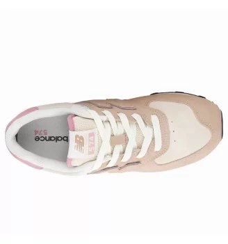 New Balance Scarpe 574 Flat Taupe Jr Rosa | New Balance | 