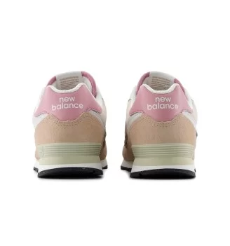 New Balance Scarpe 574 Flat Taupe Jr Rosa | New Balance | 