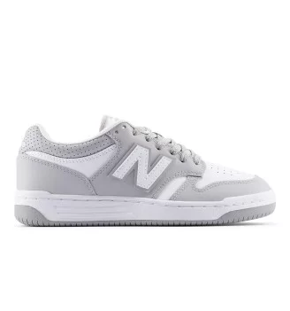New Balance Scarpe 480 Jr Raincloud Grigio Bianco GSB480WG