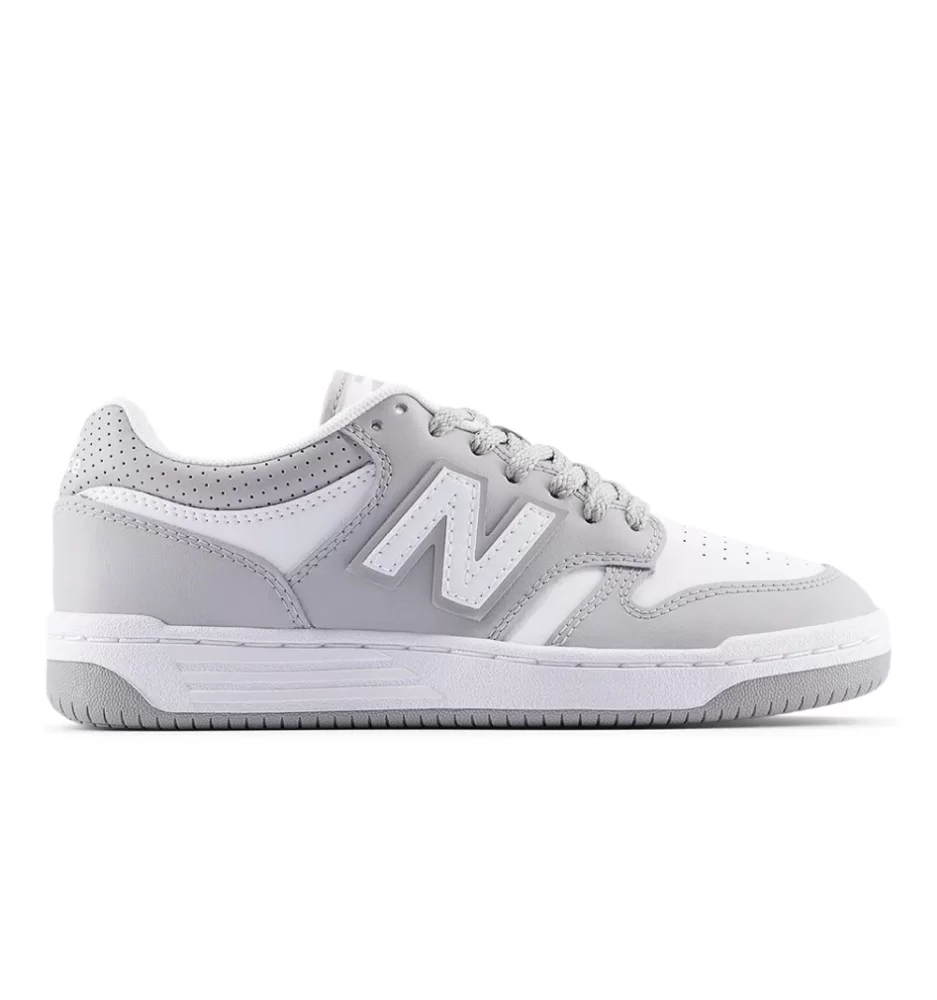 New Balance Scarpe 480 Jr Raincloud Grigio Bianco GSB480WG