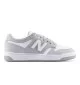 New Balance Scarpe 480 Jr Raincloud Grigio Bianco GSB480WG