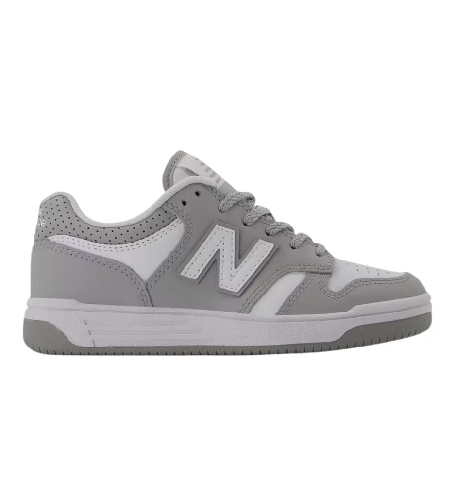 New Balance Scarpe 480 Kids Raincloud Grigio Bianco PSB480WG