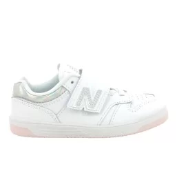 New Balance Scarpe 480 Inf Strappo Bianco Rosa NWB480KW