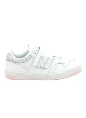 New Balance Scarpe 480 Inf Strappo Bianco Rosa NWB480KW