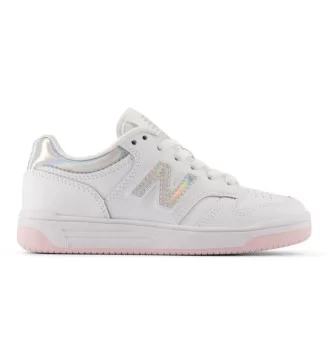 New Balance Scarpe 480 Kids Bianco Rosa PSB480KW
