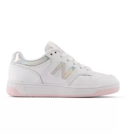 New Balance Scarpe 480 Kids Bianco Rosa PSB480KW