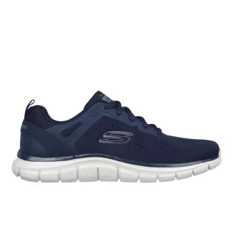 Skechers Scarpe Track Boarder Blu Navy Bianco 232698 NVY