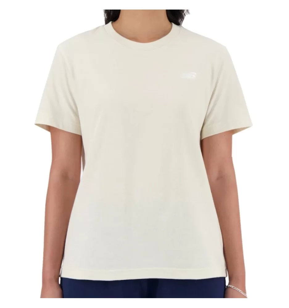New Balance T-shirt Essentials Basic W Linen Bianco WT41509LIN
