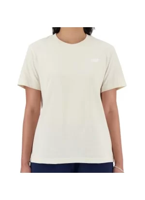 New Balance T-shirt Essentials Basic W Linen Bianco WT41509LIN