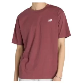 New Balance T-shirt Essentials Basic M Washed Burgundy Borgogna MT41509WAD