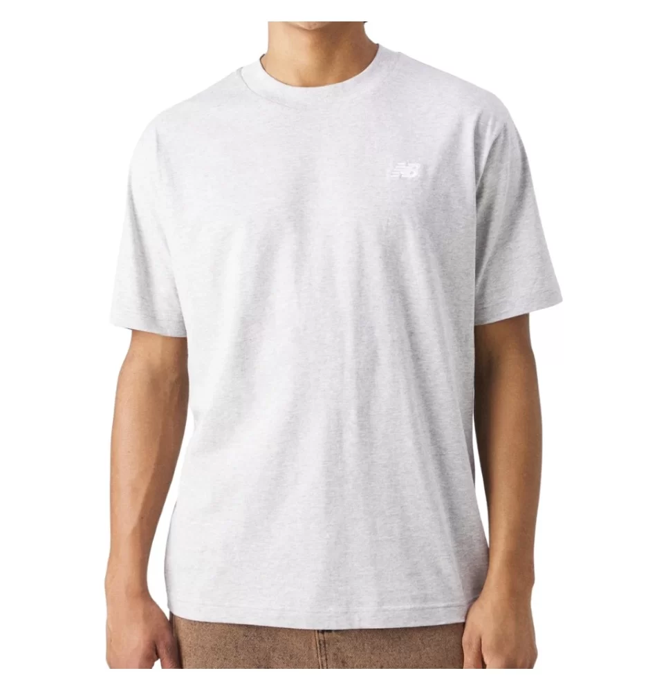 New Balance T-shirt Essentials Basic M Athletic Grigio MT41509AG