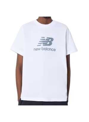 New Balance T-shirt Essentials Big Logo Bianco MT41502WT