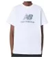 New Balance T-shirt Essentials Big Logo Bianco MT41502WT