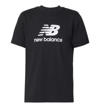 New Balance T-shirt Essentials Big Logo Nero MT41502BK