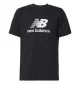 New Balance T-shirt Essentials Big Logo Nero MT41502BK