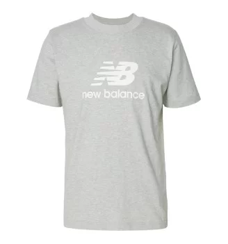 New Balance T-shirt Essentials Big Logo Athletic Grigio MT41502AG