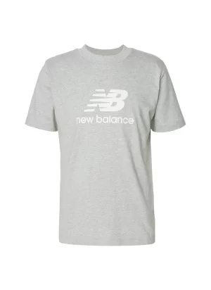 New Balance T-shirt Essentials Big Logo Athletic Grigio MT41502AG