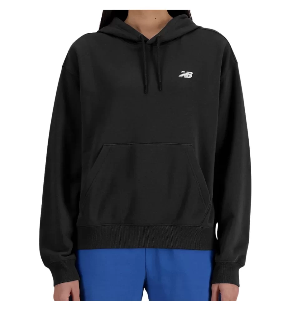 New Balance Felpa Con Cappuccio Essentials W Nero WT41510BK