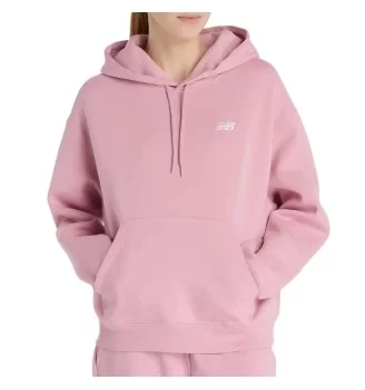 New Balance Felpa Con Cappuccio Essentials W Pink Taffy Rosa WT41510PTF