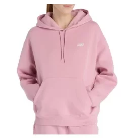 New Balance Felpa Con Cappuccio Essentials W Pink Taffy Rosa WT41510PTF