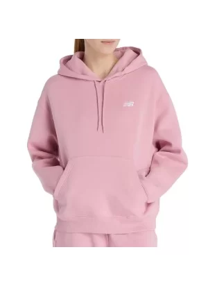 New Balance Felpa Con Cappuccio Essentials W Pink Taffy Rosa WT41510PTF